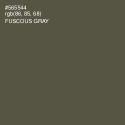 #565544 - Fuscous Gray Color Image